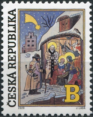 Чехия. 2020. Рождество 2020 (Почтовая марка. MNH OG)