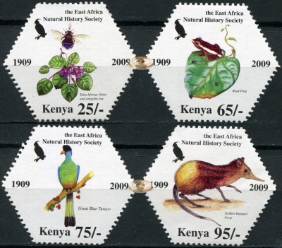 Кения. 2010. Восточно-Африканское Общество Естественной Истории (Серия. MNH OG)