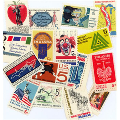 США. Набор памятных марок. 1966 (16 шт., Негашенные)