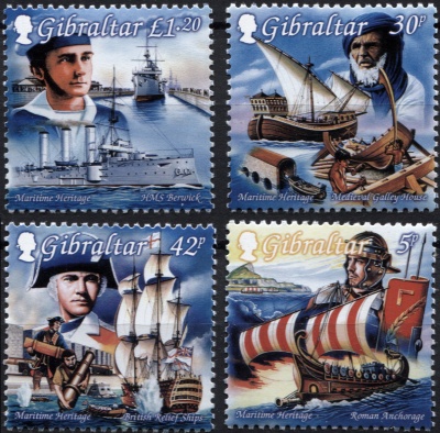 Гибралтар. 1999. Морское наследие Гибралтара (Серия. MNH OG)