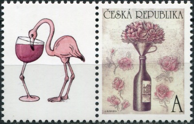 Чехия. 2014. Букет (Сцепка. MNH OG)