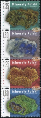 Польша. 2013. Минералы Польши (Сцепка. MNH OG)