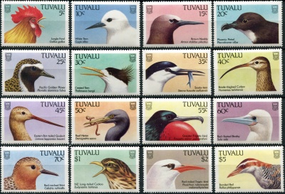Тувалу. 1988. Птицы  (Серия. MNH OG)