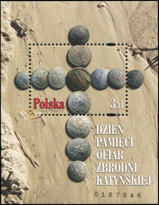 Польша. 2010. День памяти жертв Катынского расстрела (Блок. MNH OG)