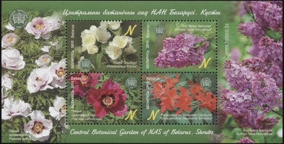 Беларусь. 2015. Кустарники (М.Лист. MNH OG)