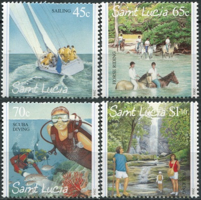 Сент-Люсия. 2004. Туризм 2004 (Серия. MNH OG)