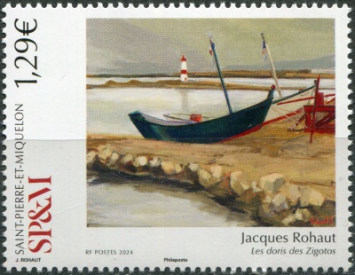 Сен-Пьер и Микелон. 2024. "Zigotos Dory", Рохаут Джакус (Почтовая марка. MNH OG)