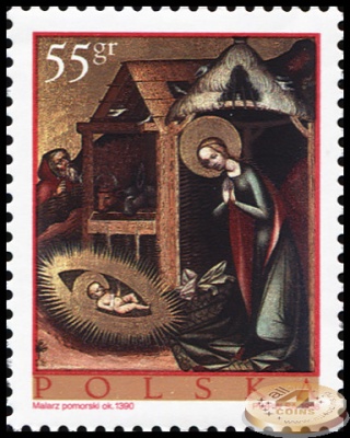 Польша. 1998. Рождество 1998 (Почтовая марка. MNH OG)