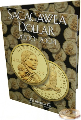 Альбом-фолдер для монет 1 доллар США 2000-04 (Harris)