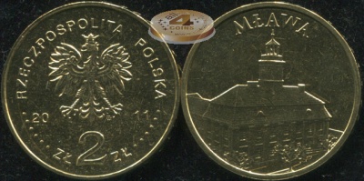 Польша. 2 злотых. 2011 (Unc)