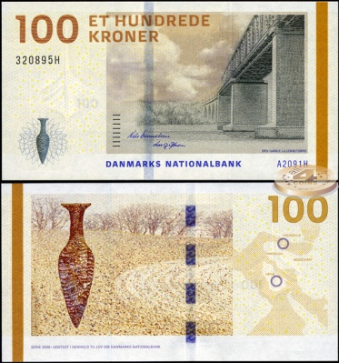 Дания. 100 крон (Unc) 2009