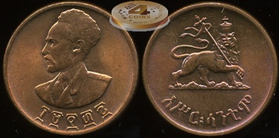 Эфиопия. 10 центов. 1936 (Unc)