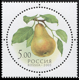 Россия. 2003. Груша (Почтовая марка. MNH OG)