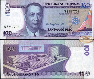 Филиппины. 100 писо (Unc) 2004
