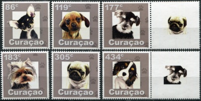Кюрасао. 2015. Породы собак (Серия. MNH OG)