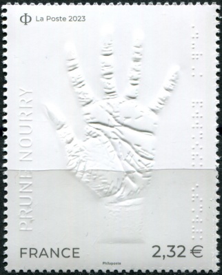 Франция. 2023. "Линии жизни", Прюн Нюрри (Почтовая марка. MNH OG)