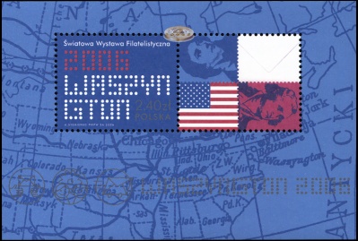 Польша. 2006. Филателистическая выставка.  Вашингтон 2006 (Блок. MNH OG)
