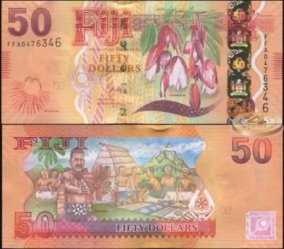 Фиджи. 50 долларов (Unc) 2013