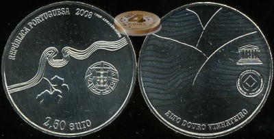 Португалия. 2.5 евро. 2008 (Unc)