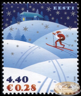 Эстония. 2006. Рождество 2006 (Почтовая марка. MNH OG)