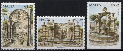 Мальта. 2014. Фонтаны II (Серия. MNH OG)