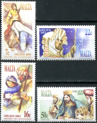 Мальта. 2003. Рождество (Серия Почтовых марок. MNH OG)