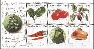 Южная Африка. 2011. Зеленая Земля - здоровый сад (Малый лист. MNH OG)