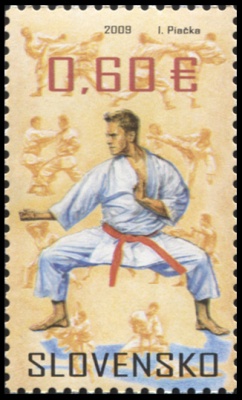 Словакия. 2009. Боевые искусства (Почтовая марка. MNH OG)