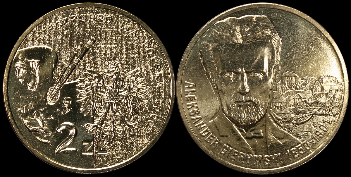 Польша. 2 злотых. 2006 (Unc) Александер Герымский. 1850-1901