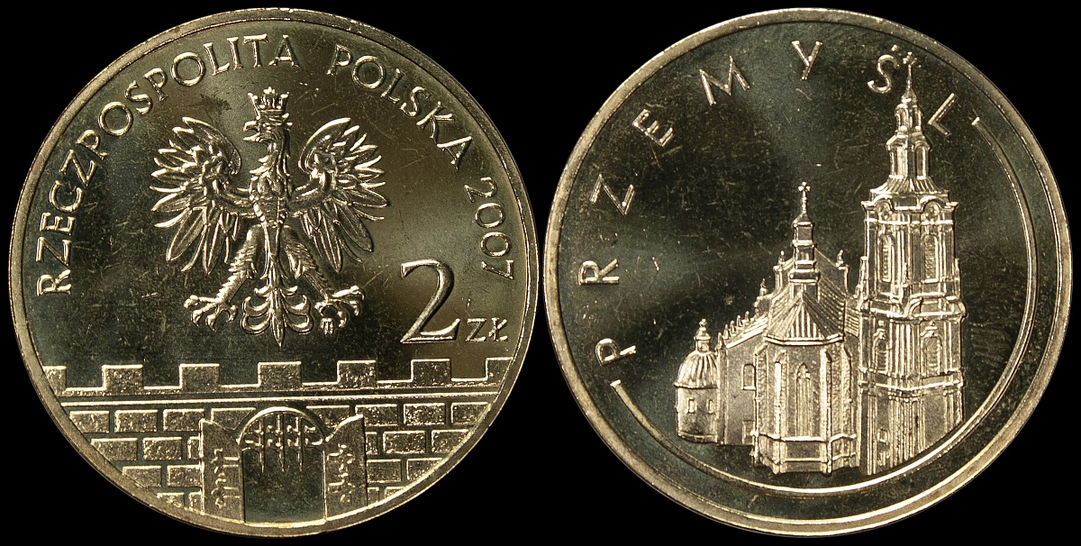 Польша. 2 злотых. 2007 (Unc) Пшемысль