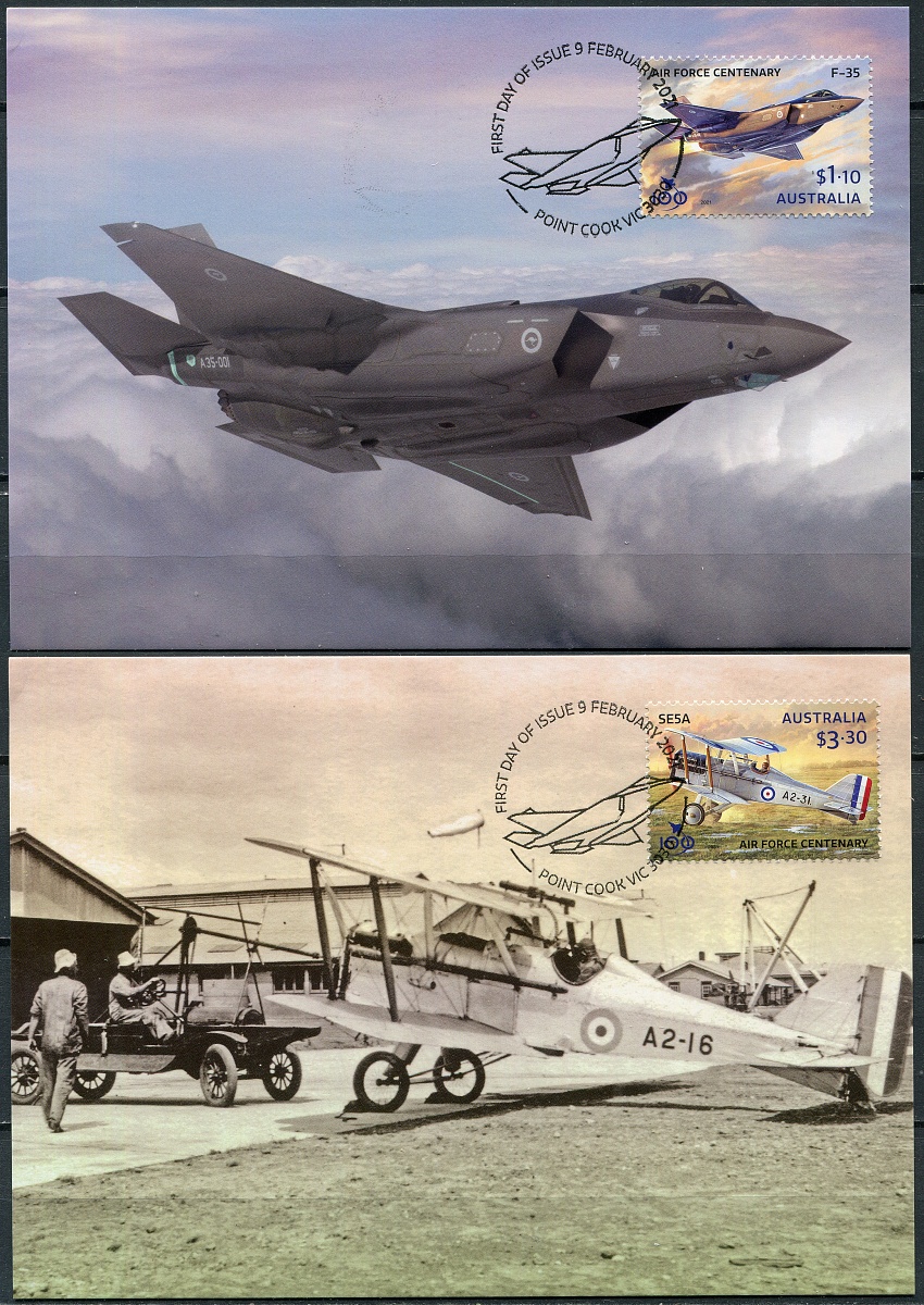 Австралия. 2021. 100-летие Королевских ВВС Австралии (Серия KMX. Mint)