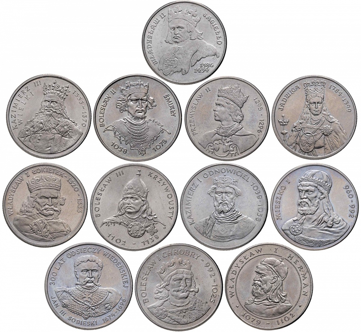 Польша. Набор №3 (12 монет) 1979-89